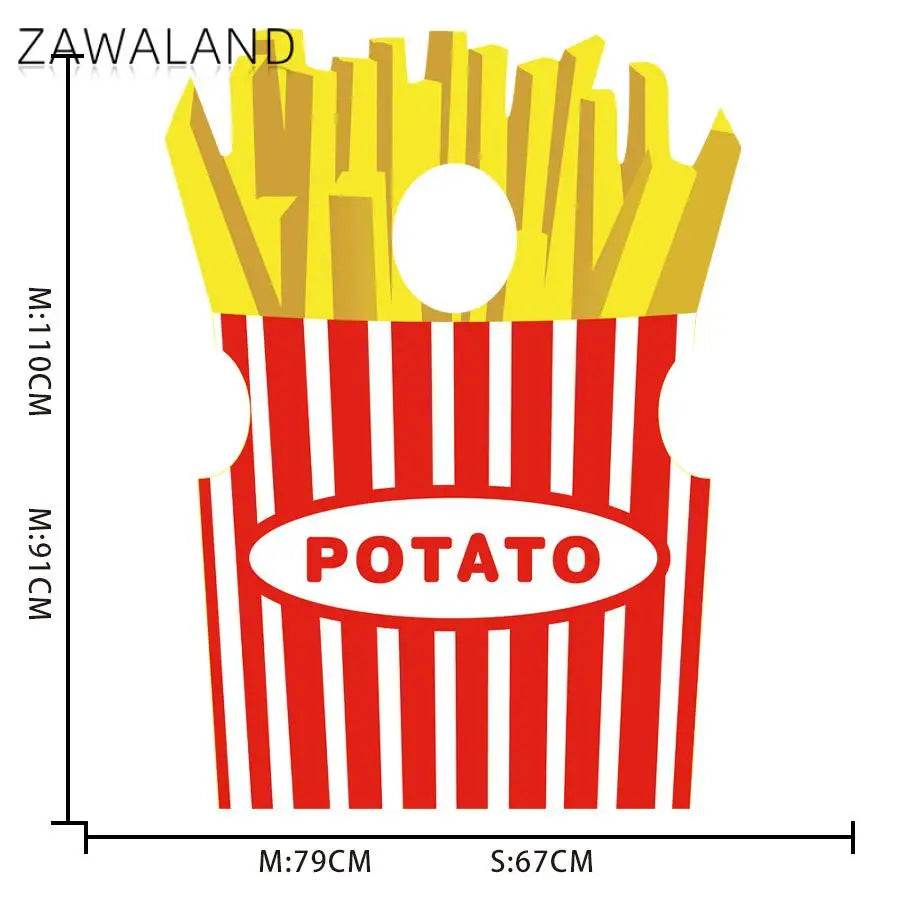 Premium Cosplay Costume French Fries 3D Printed Family - ToylandEU