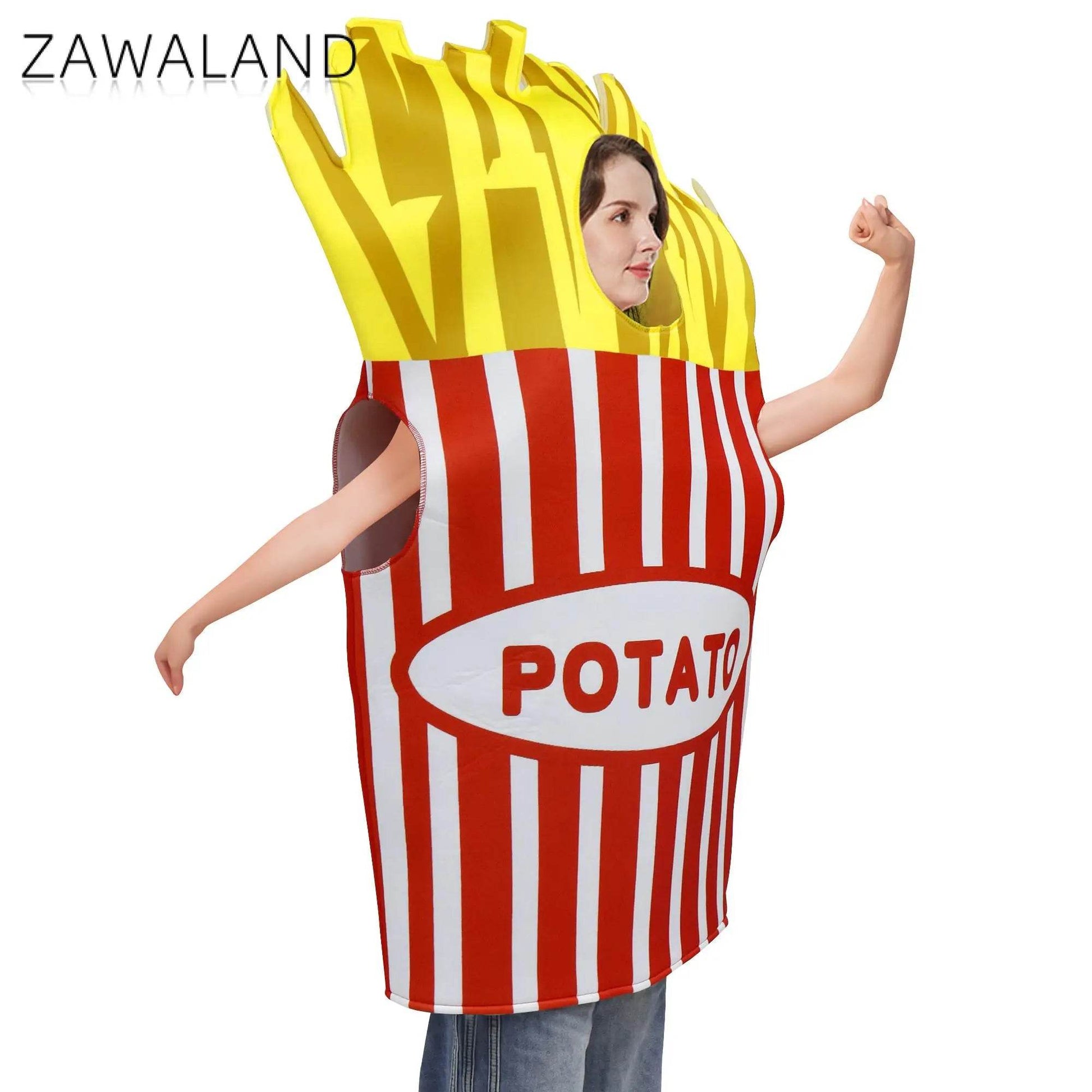 Premium Cosplay Costume French Fries 3D Printed Family - ToylandEU