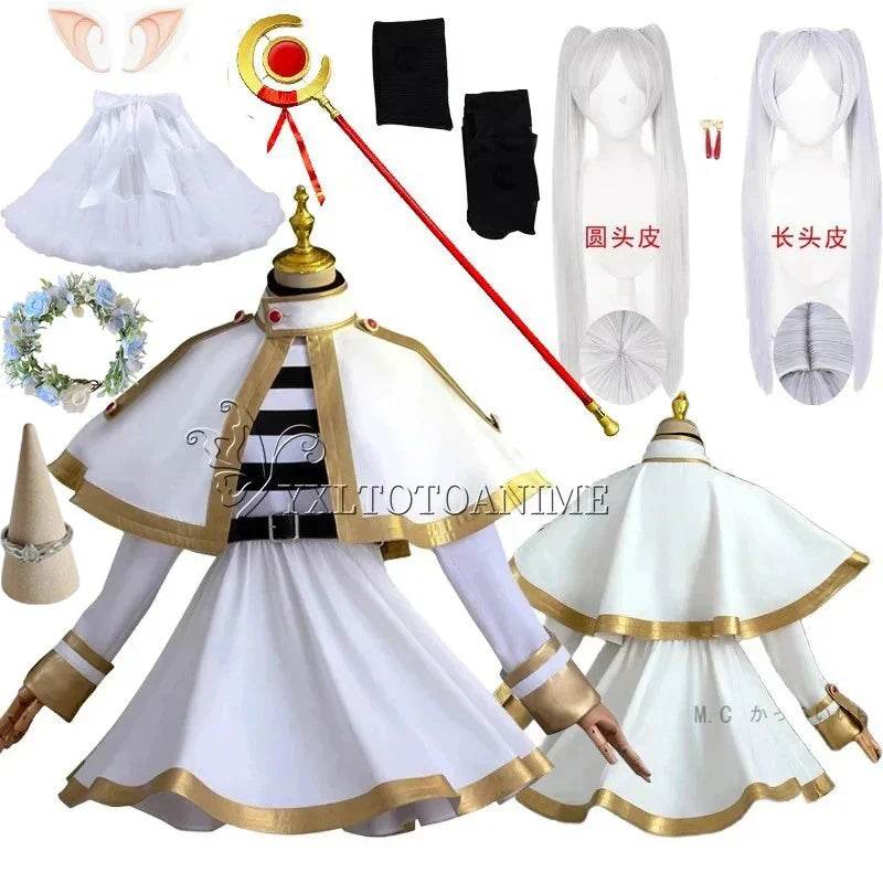 Premium Cosplay Costume Frieren Coat And Shirt Set For Women - ToylandEU