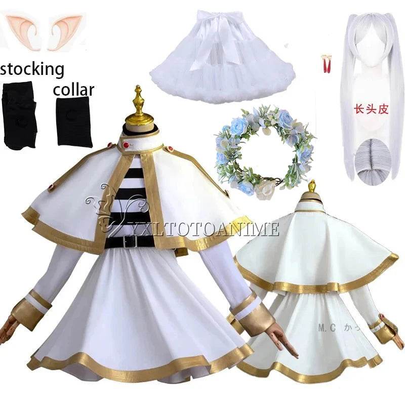 Premium Cosplay Costume Frieren Coat And Shirt Set For Women - ToylandEU