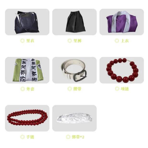 Premium Cosplay Costume Gyomei Theme Set For Adults - ToylandEU