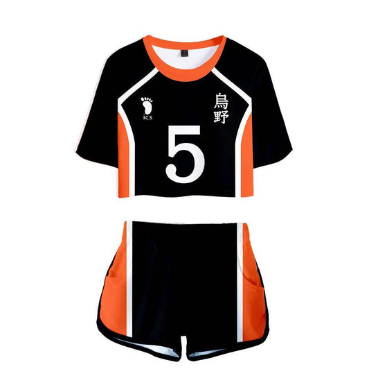 Premium Cosplay Costume Haikyuu Kozume Kenma Shirt Set Fans - ToylandEU