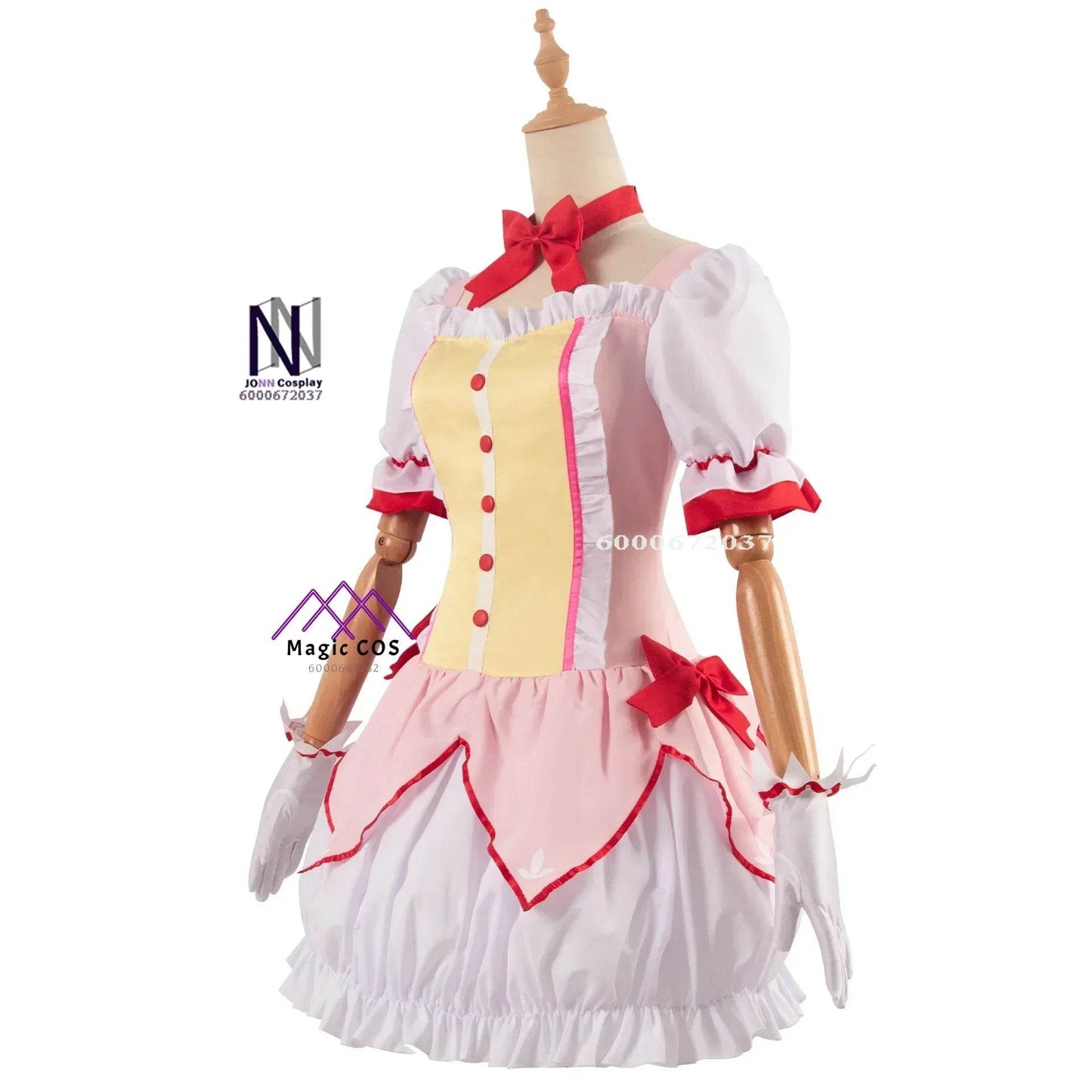 Premium Cosplay Costume Kaname Madoka Dress Wig For Women - ToylandEU
