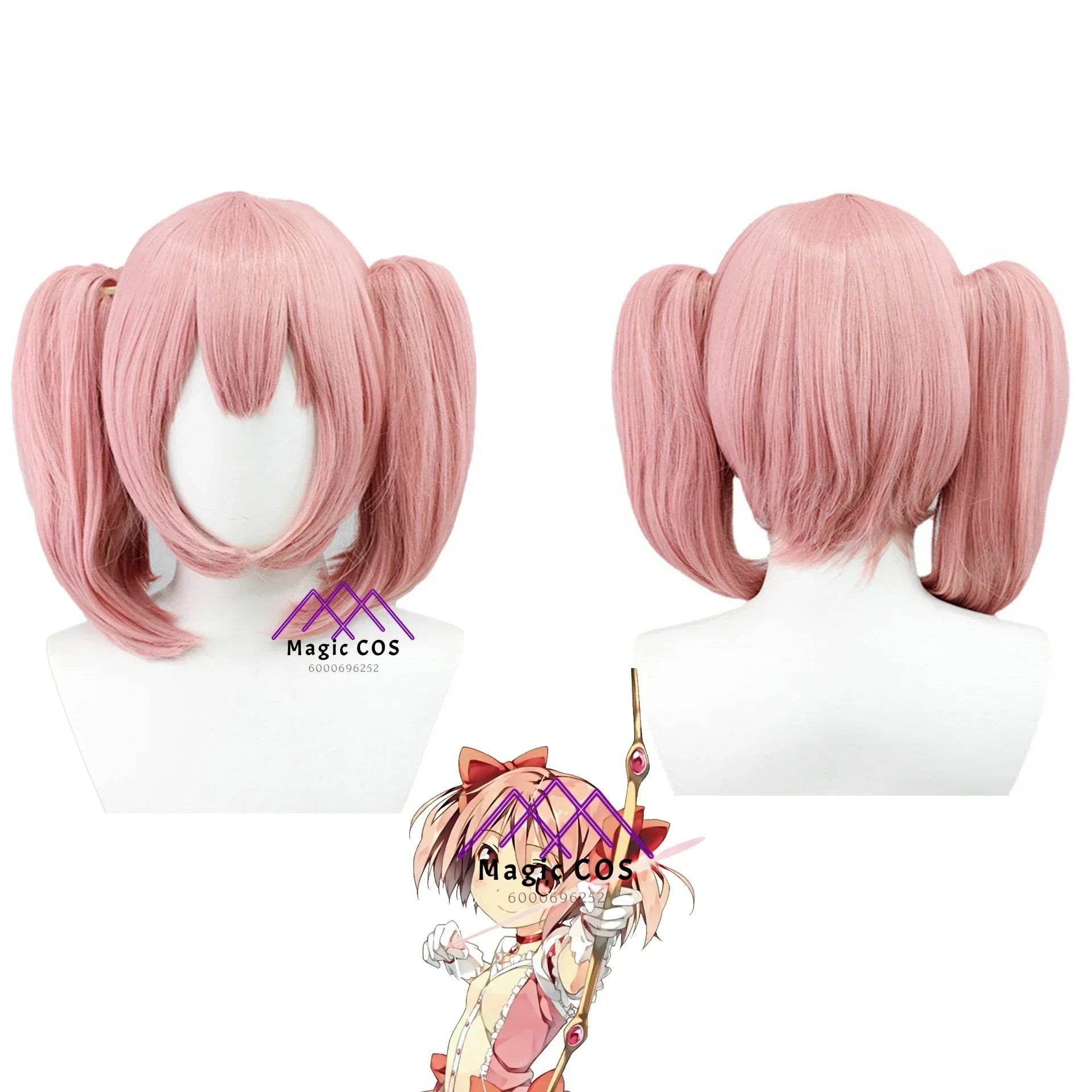 Premium Cosplay Costume Kaname Madoka Dress Wig For Women - ToylandEU