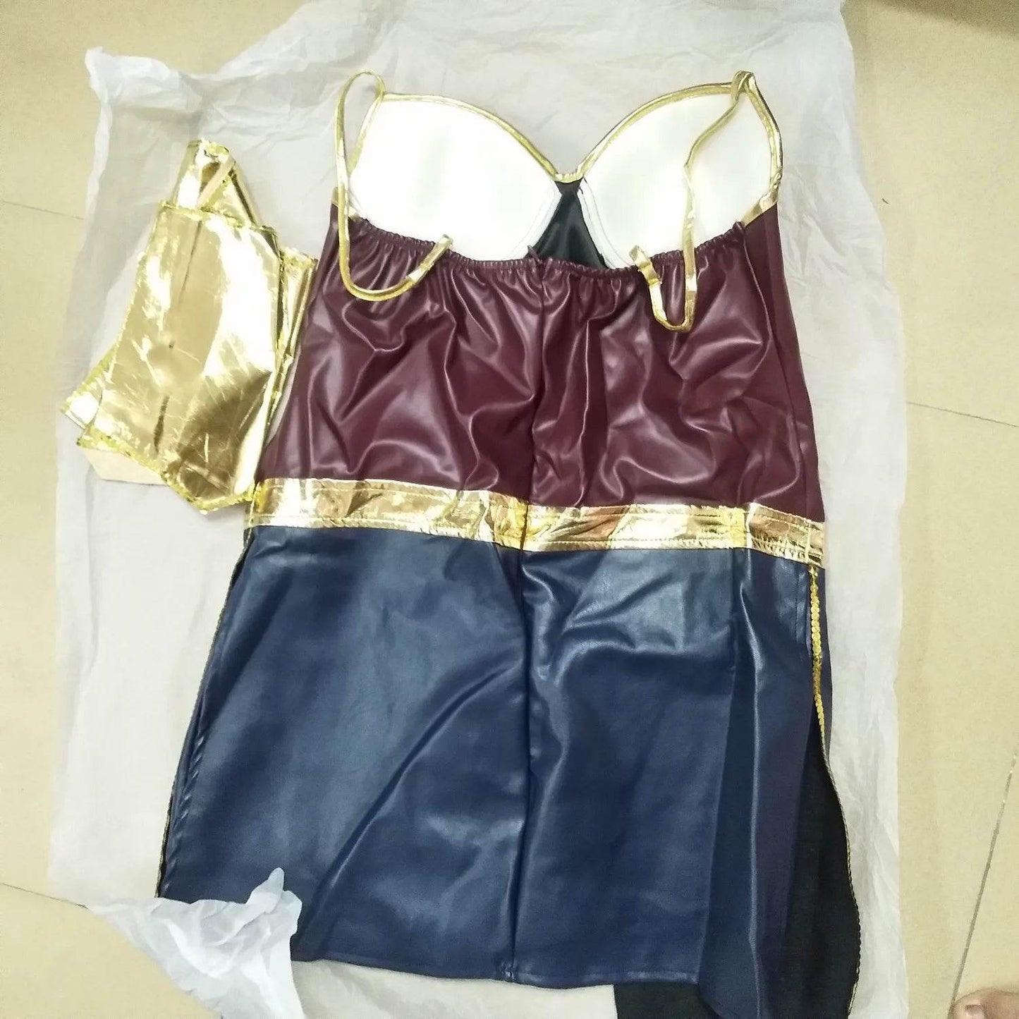 Premium Cosplay Costume Leather Skirt Diana Prince Women - ToylandEU