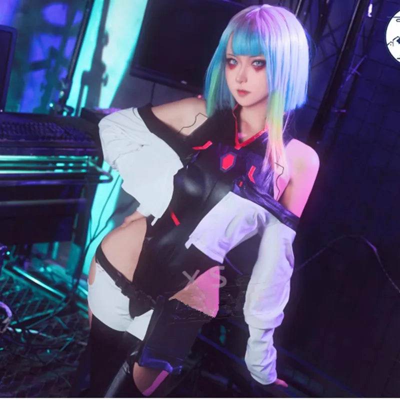 Premium Cosplay Costume Lucy Cyberpunk Uniform For Women - ToylandEU