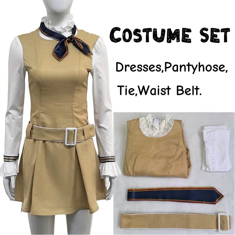 Premium Cosplay Costume M3GAN 2.0 Brown Dress For Adults - ToylandEU