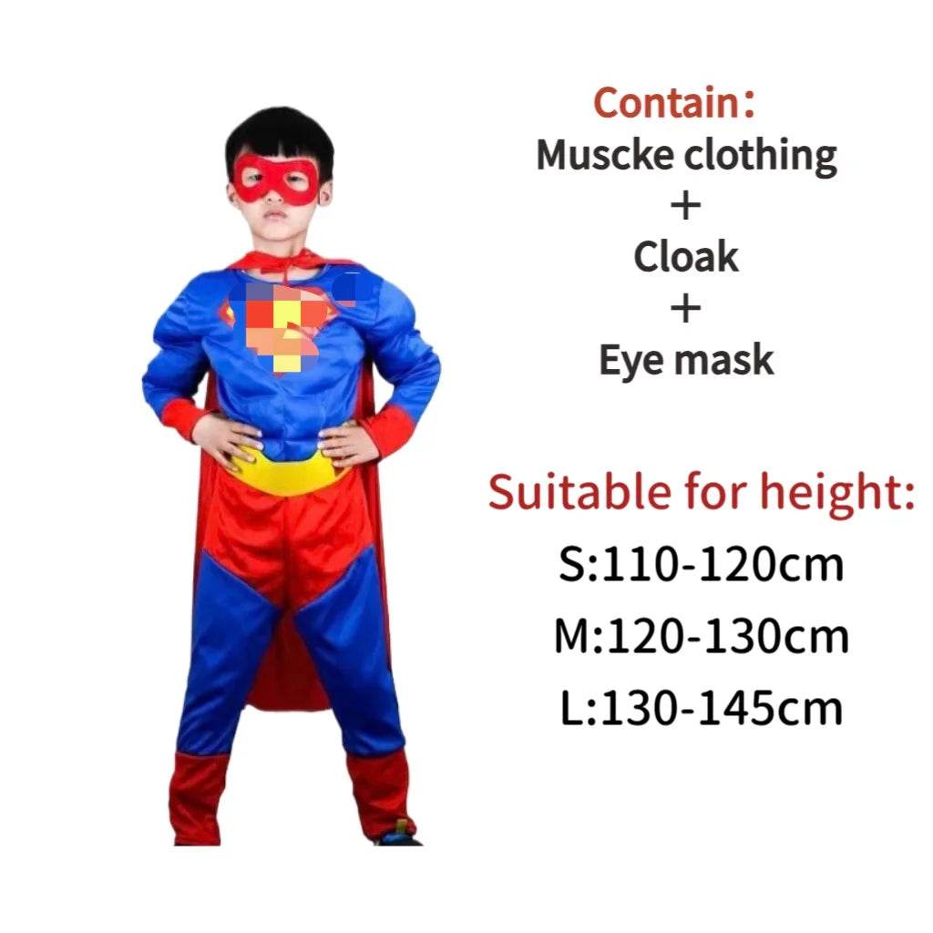 Premium Cosplay Costume Muscle Jumpsuit For Kids Parties - ToylandEU