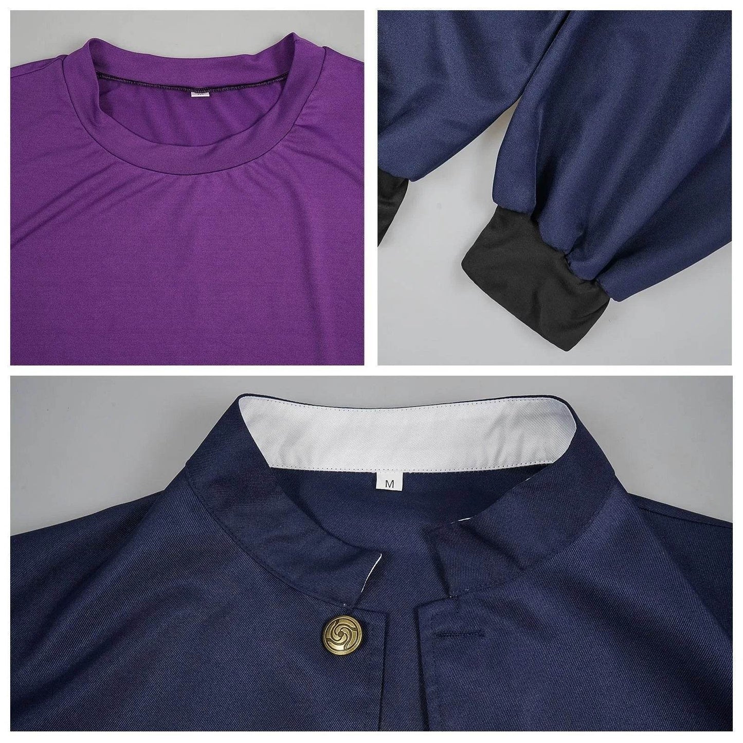 Premium Cosplay Costume Navy Blue Uniform Set For Comic Con - ToylandEU