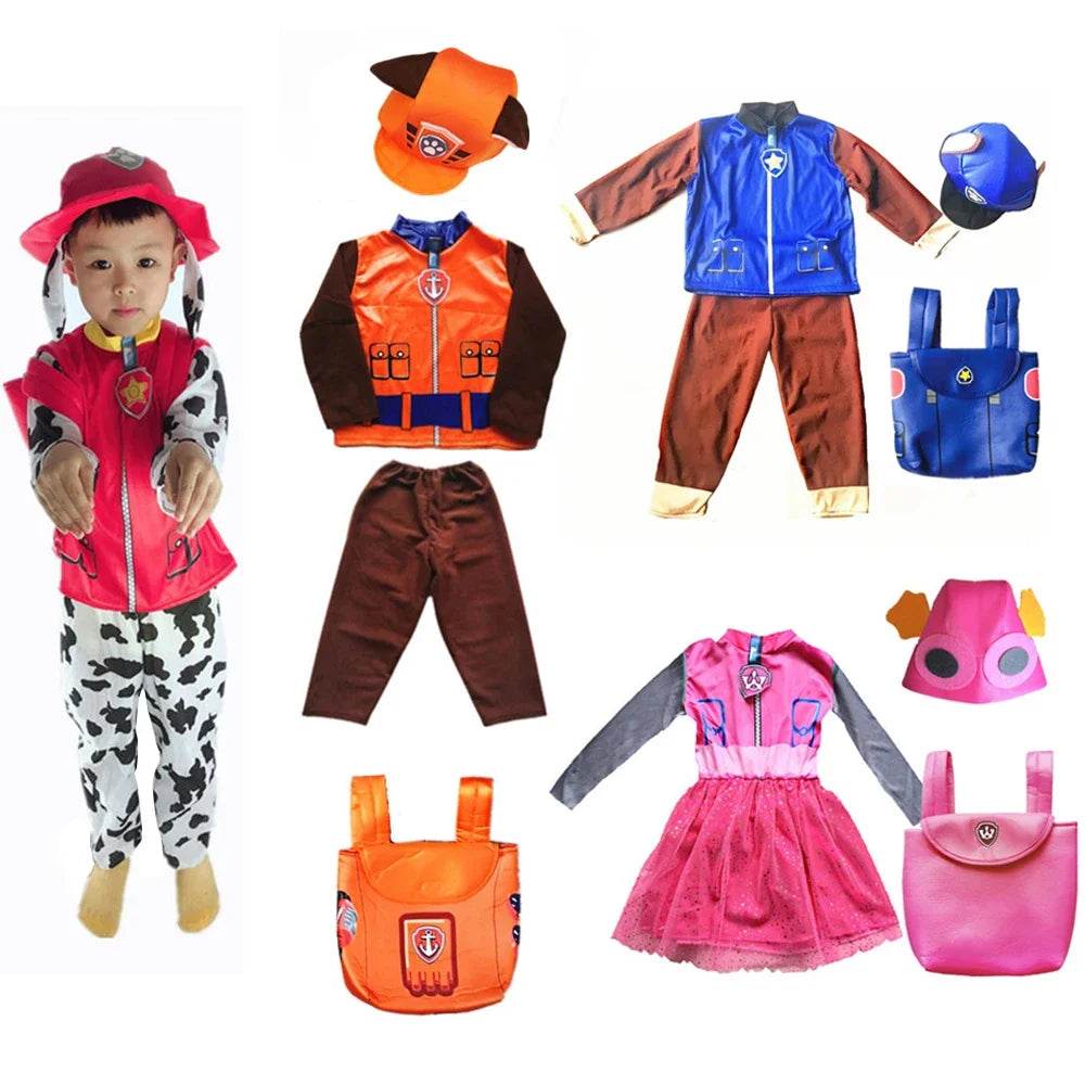 Premium Cosplay Costume Paw Patrol Uniform Top Pants Kids - ToylandEU