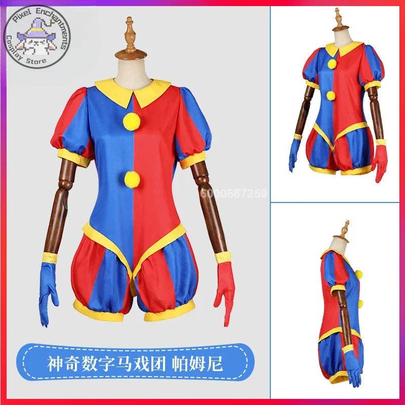 Premium Cosplay Costume Pomni Digital Circus For All - ToylandEU