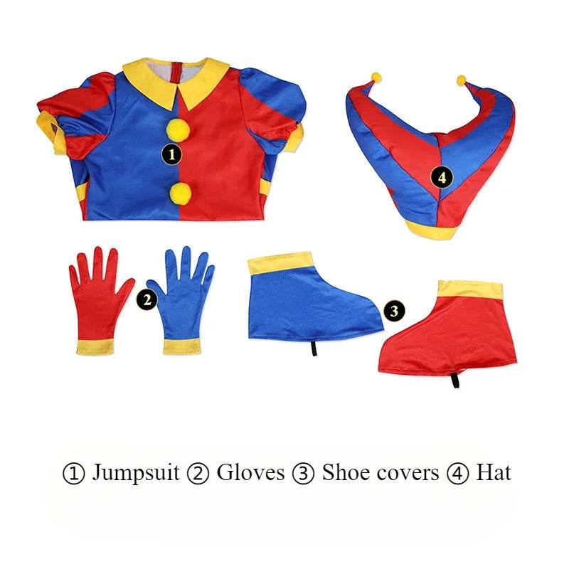 Premium Cosplay Costume Pomni Digital Circus For All - ToylandEU