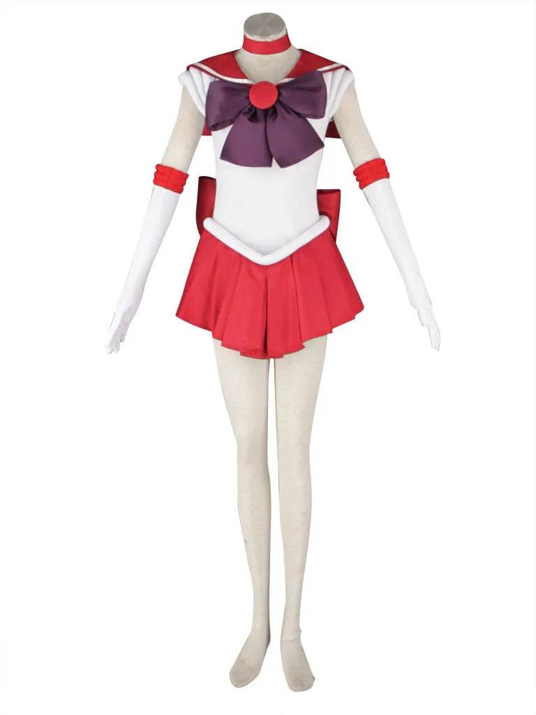 Premium Cosplay Costume Sailor Rei Hino 6 Piece Set Women - ToylandEU