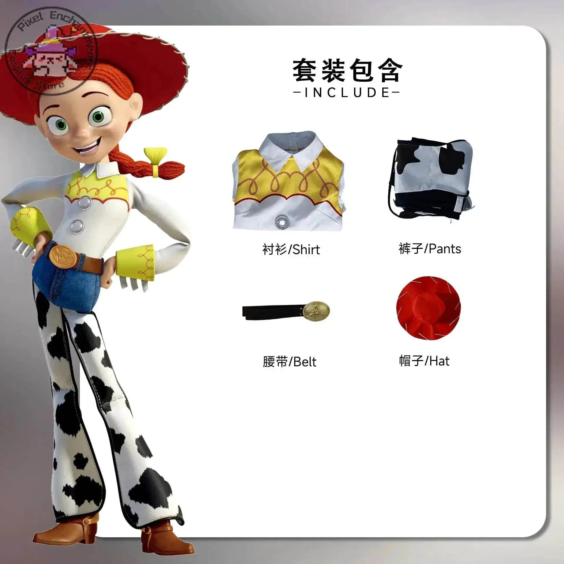  Premium Cosplay Costume Set Woody Jessie XS Toyland EU -  ToylandEU™