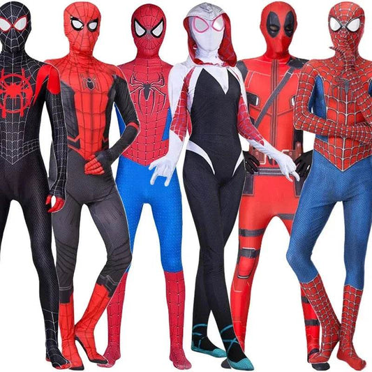 Premium Cosplay Costume Spider Man Face Shell Unisex - ToylandEU