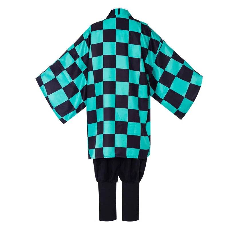 Premium Cosplay Costume Tanjirou Kamado Wig Mask For All - ToylandEU