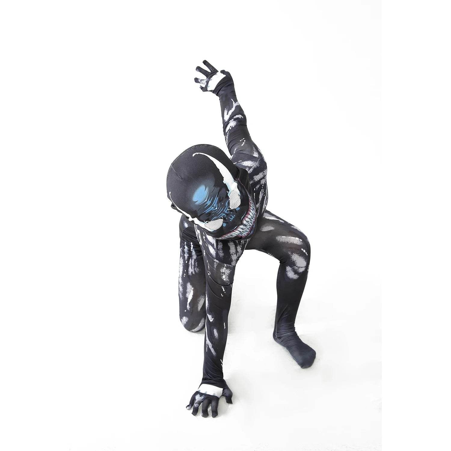 Premium Cosplay Costume Venom Symbiote Jumpsuit For Kids - ToylandEU