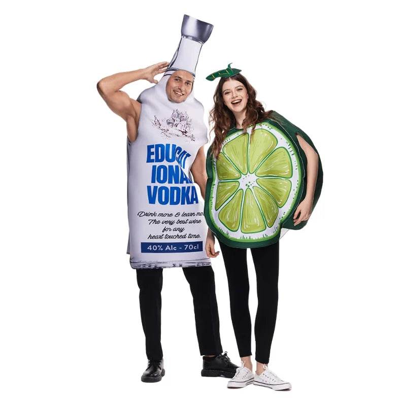 Premium Cosplay Costume Vodka Bottle Lime Slice For Adults - ToylandEU