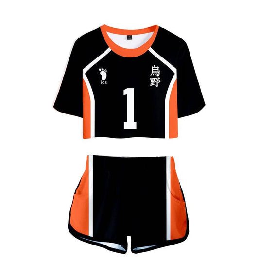 Premium Cosplay Kenma Haikyuu Shirt And Shorts Set For Fans - ToylandEU