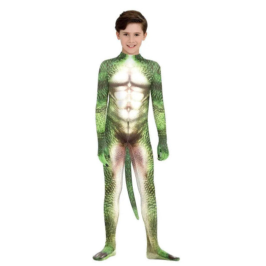 Premium Cosplay Leopard Print Bodysuits For Kids With Tail - ToylandEU