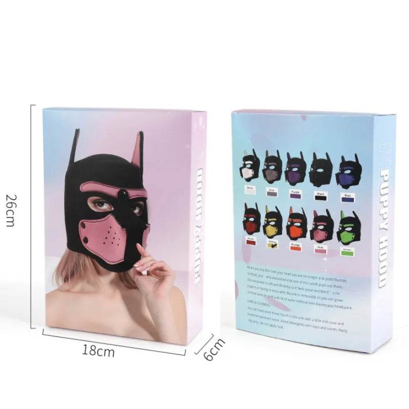 Premium Cosplay Mask Dog Head Cover for Adult Parties - ToylandEU