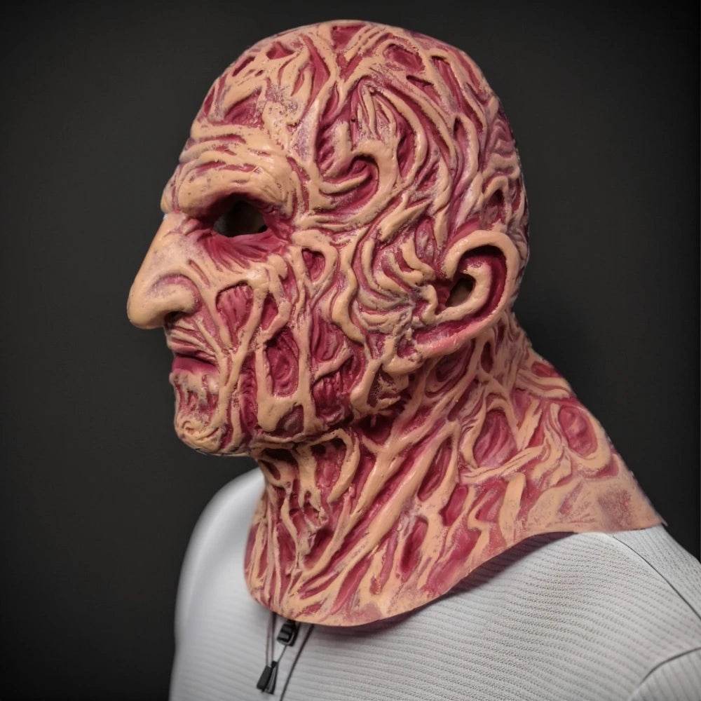 Premium Cosplay Mask Freddy Krueger Full Face For Halloween - ToylandEU