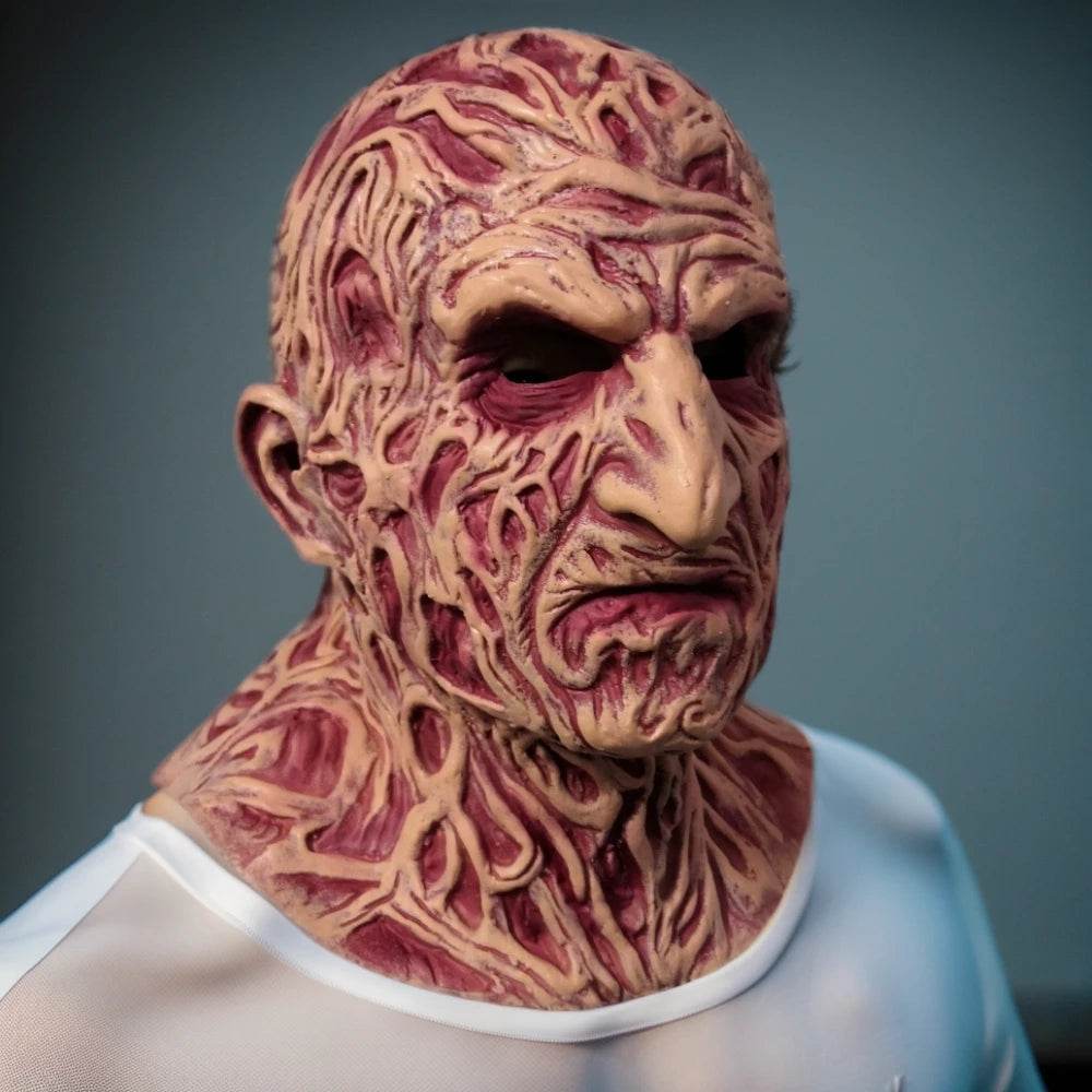 Premium Cosplay Mask Freddy Krueger Full Face For Halloween - ToylandEU