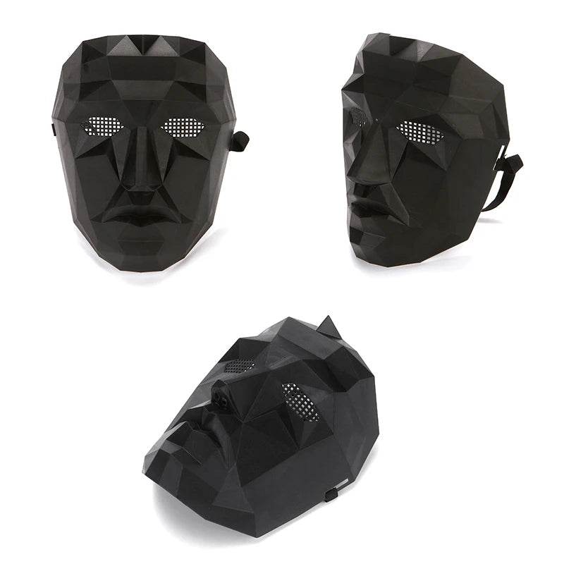 Premium Cosplay Mask Geometric Square Circle For Party - ToylandEU