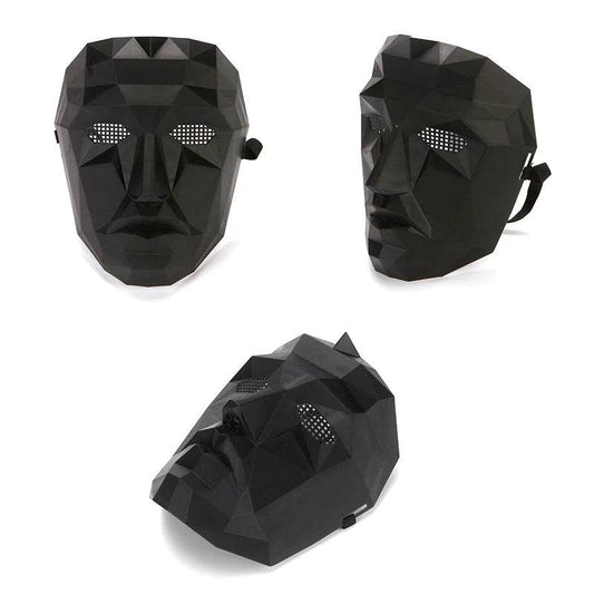 Premium Cosplay Mask Geometric Square Circle For Party - ToylandEU