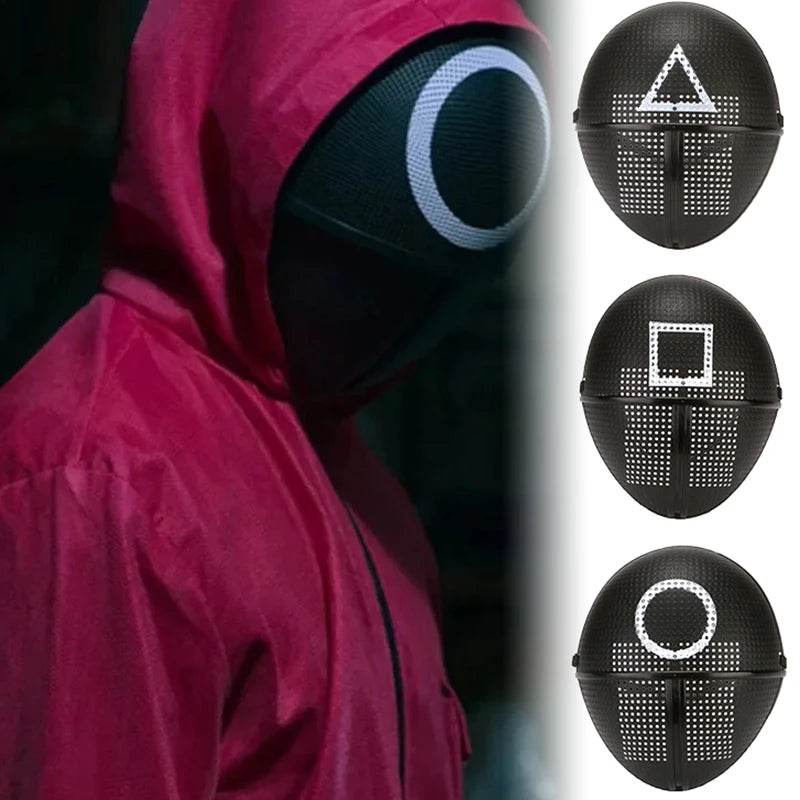 Premium Cosplay Mask Geometric Square Circle For Party - ToylandEU