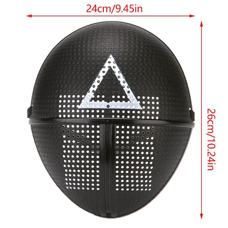 Premium Cosplay Mask Geometric Square Circle For Party - ToylandEU