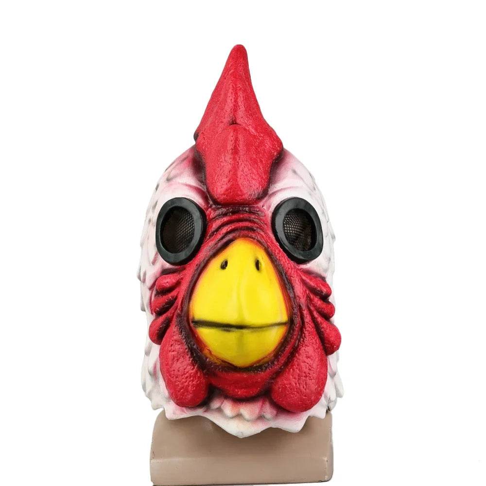 Premium Cosplay Mask Latex Rooster Head Adults Halloween - ToylandEU