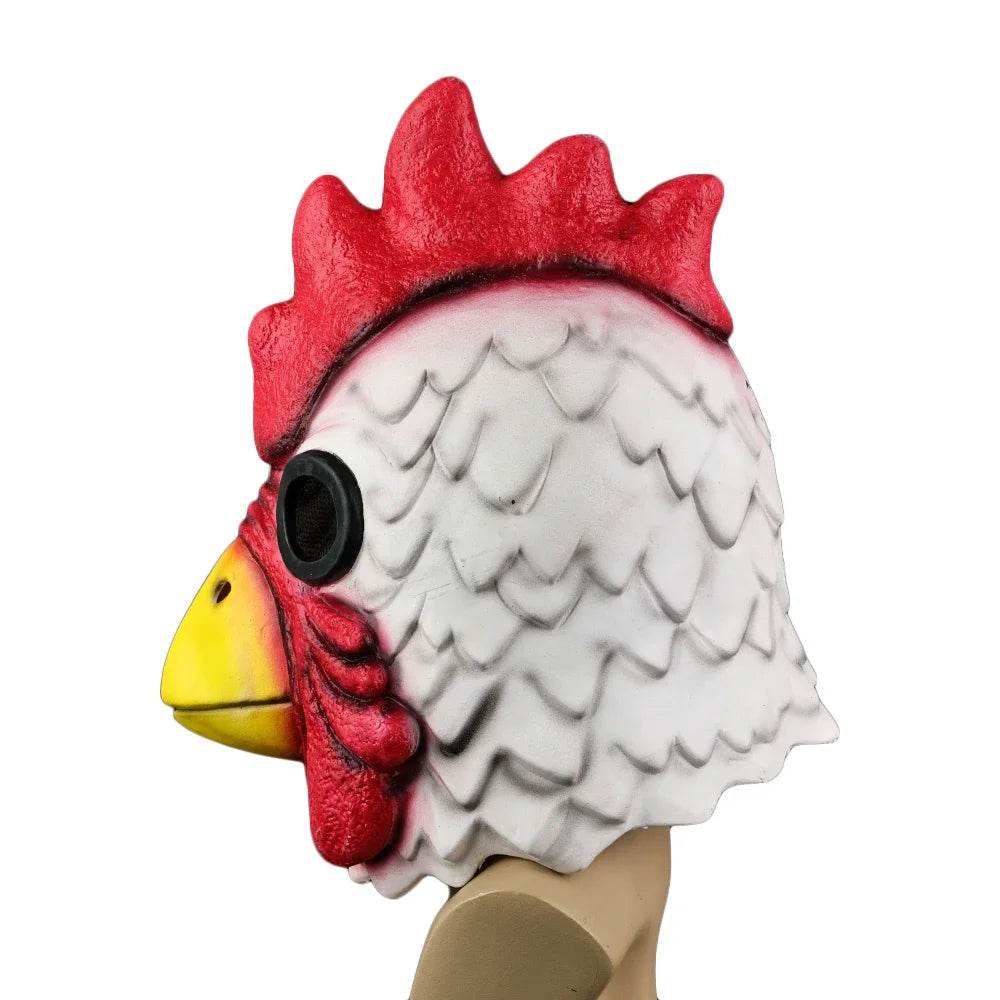 Premium Cosplay Mask Latex Rooster Head Adults Halloween - ToylandEU