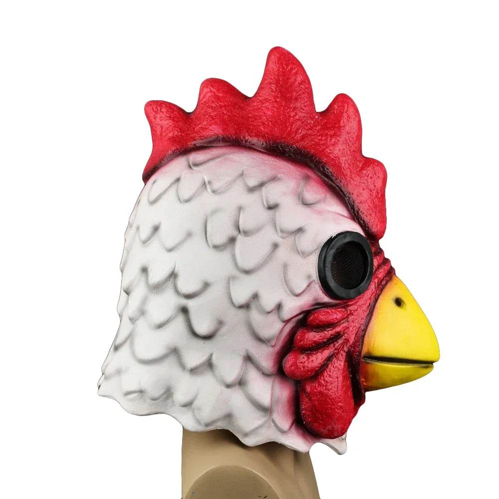 Premium Cosplay Mask Latex Rooster Head Adults Halloween - ToylandEU
