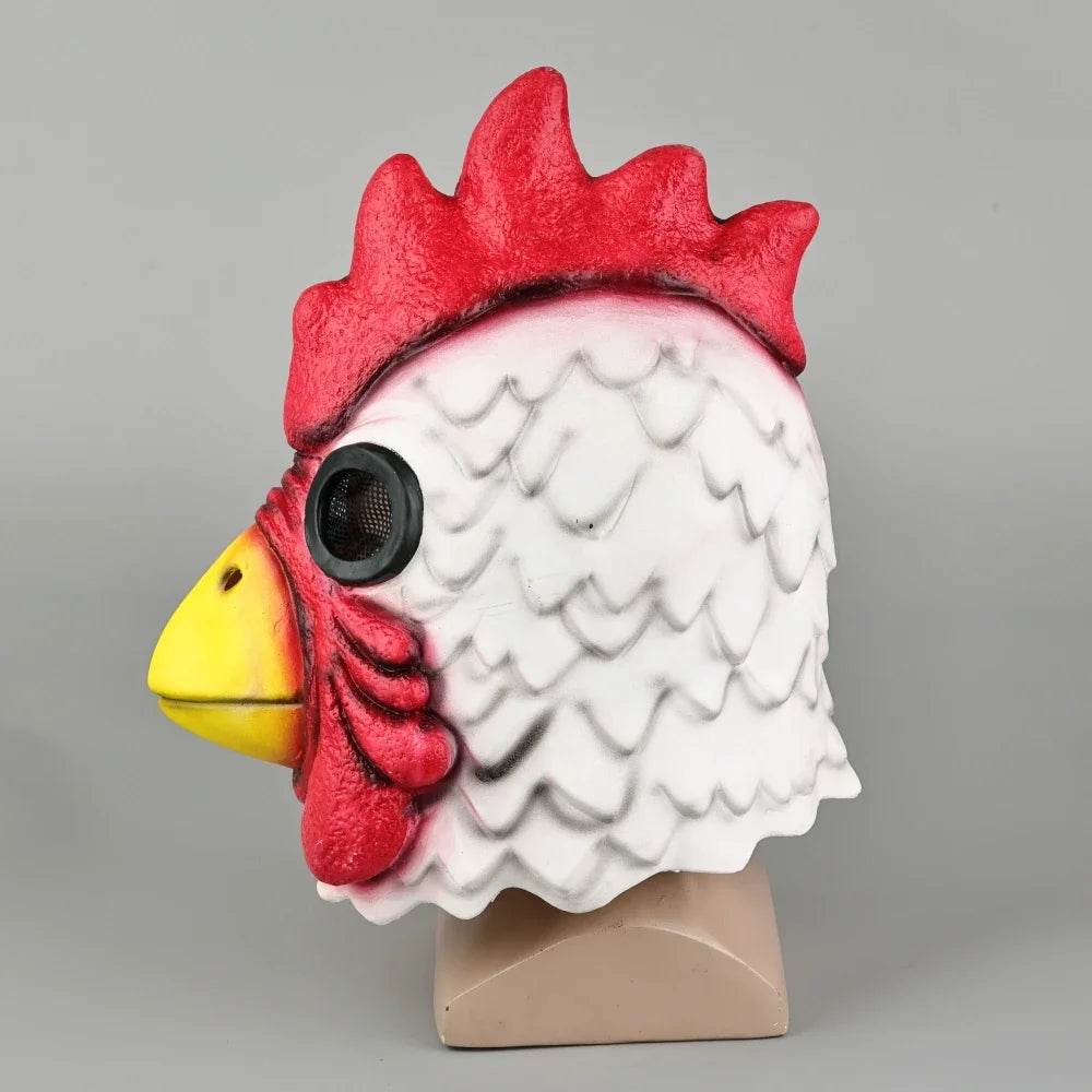 Premium Cosplay Mask Latex Rooster Head Adults Halloween - ToylandEU