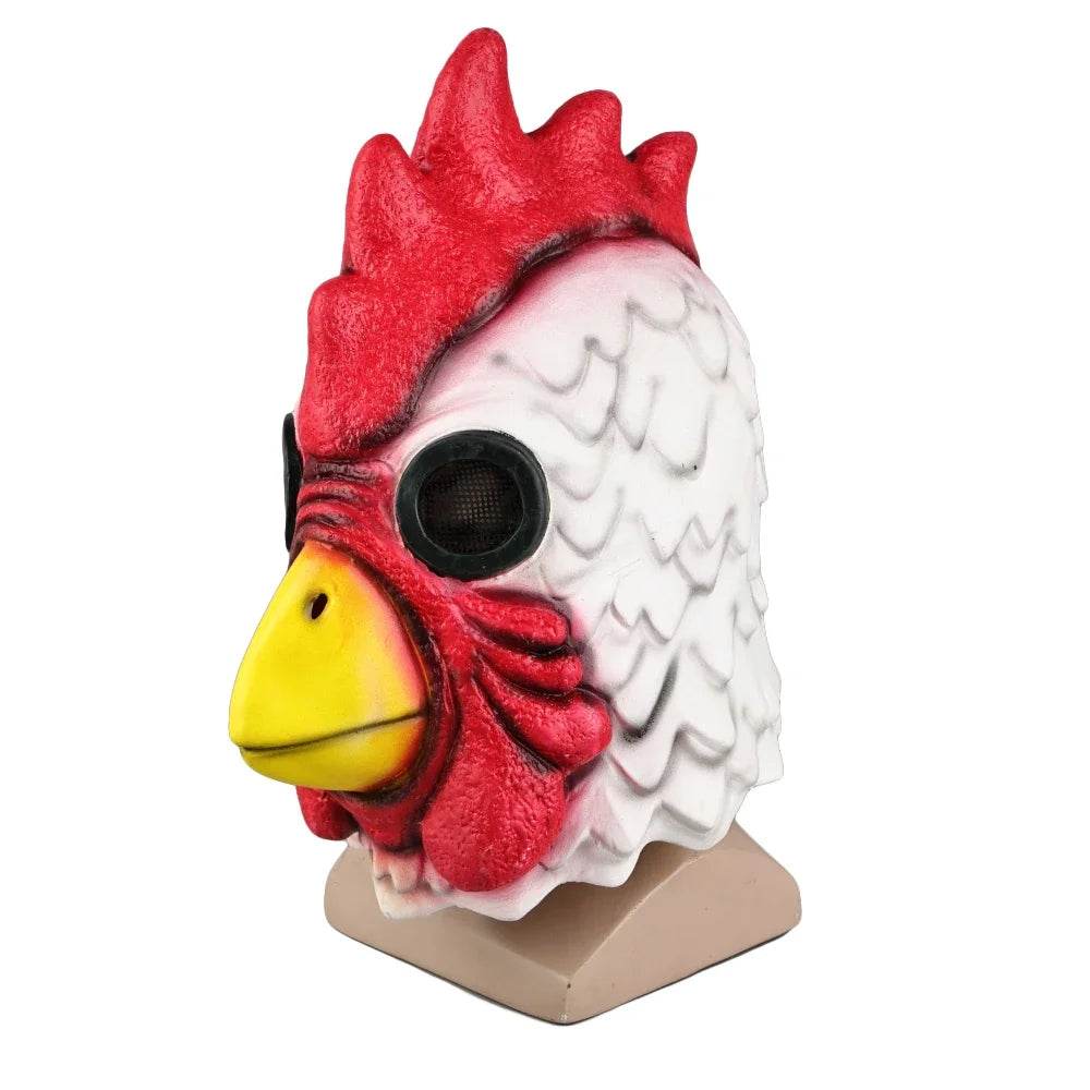 Premium Cosplay Mask Latex Rooster Head Adults Halloween - ToylandEU