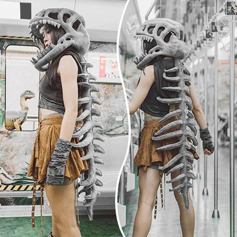 Premium Cosplay Mask Realistic Dinosaur Skeleton Halloween - ToylandEU