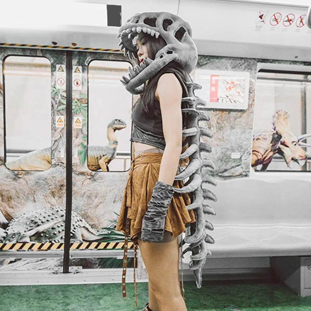 Premium Cosplay Mask Realistic Dinosaur Skeleton Halloween - ToylandEU