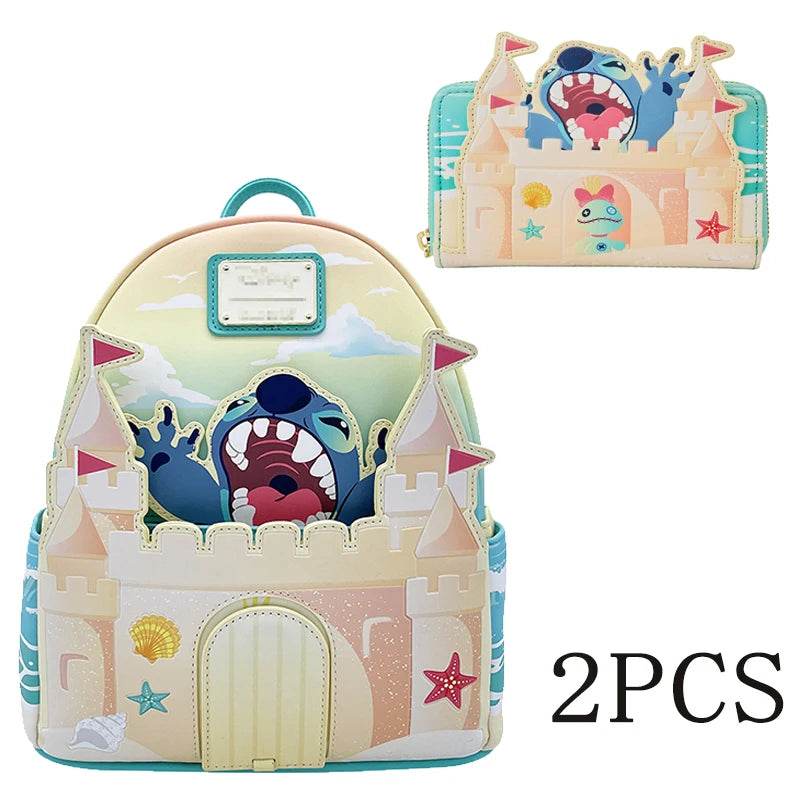 Premium Cosplay Shoulder Bag With Double Strap Stitch Luau Patchwork Beach Ready For Women Cosplay Fans - ToylandEU