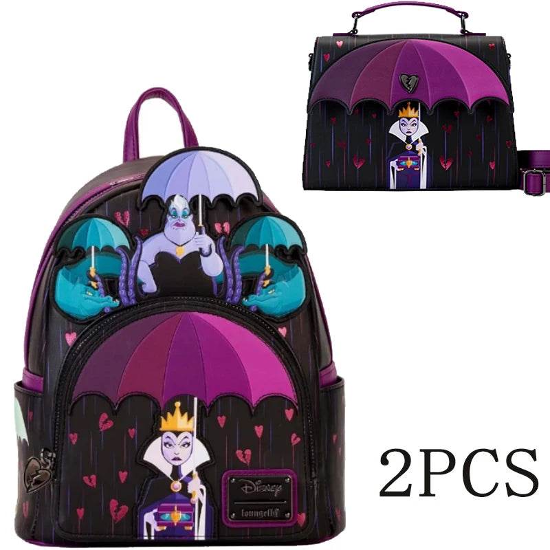 Premium Cosplay Shoulder Bag With Double Strap Stitch Luau Patchwork Beach Ready For Women Cosplay Fans - ToylandEU