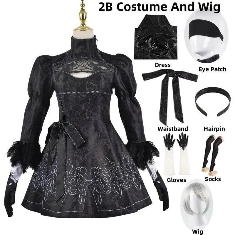  Premium Cosplay Suit Costume Set Wig Toyland EU -  ToylandEU™