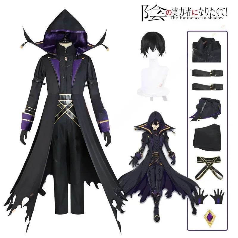 Premium Cosplay Uniform Cloak Eminence In Shadow For Men - ToylandEU