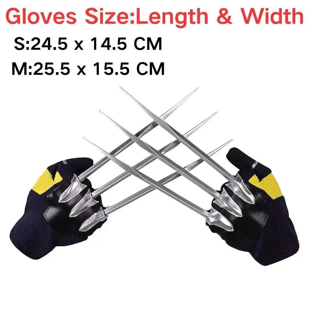 Premium Cosplay Wolf Logan Claws Belt Gloves For Men - ToylandEU