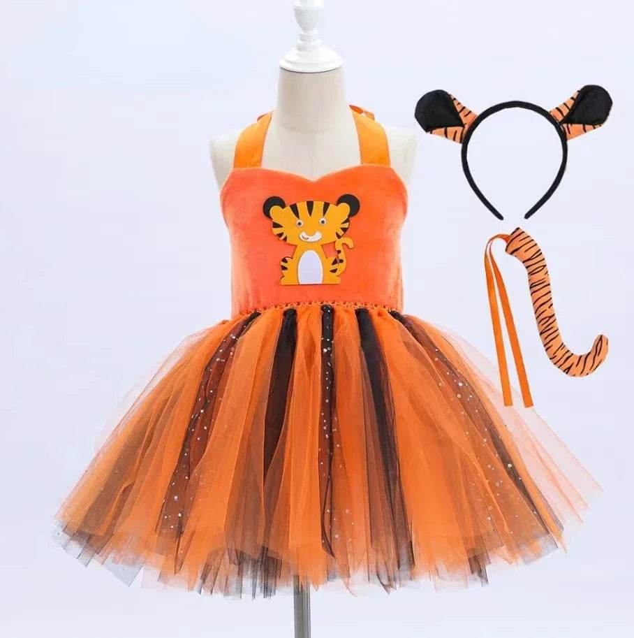 Premium Costume Animal Print Tutu Baby Girls Halloween - ToylandEU