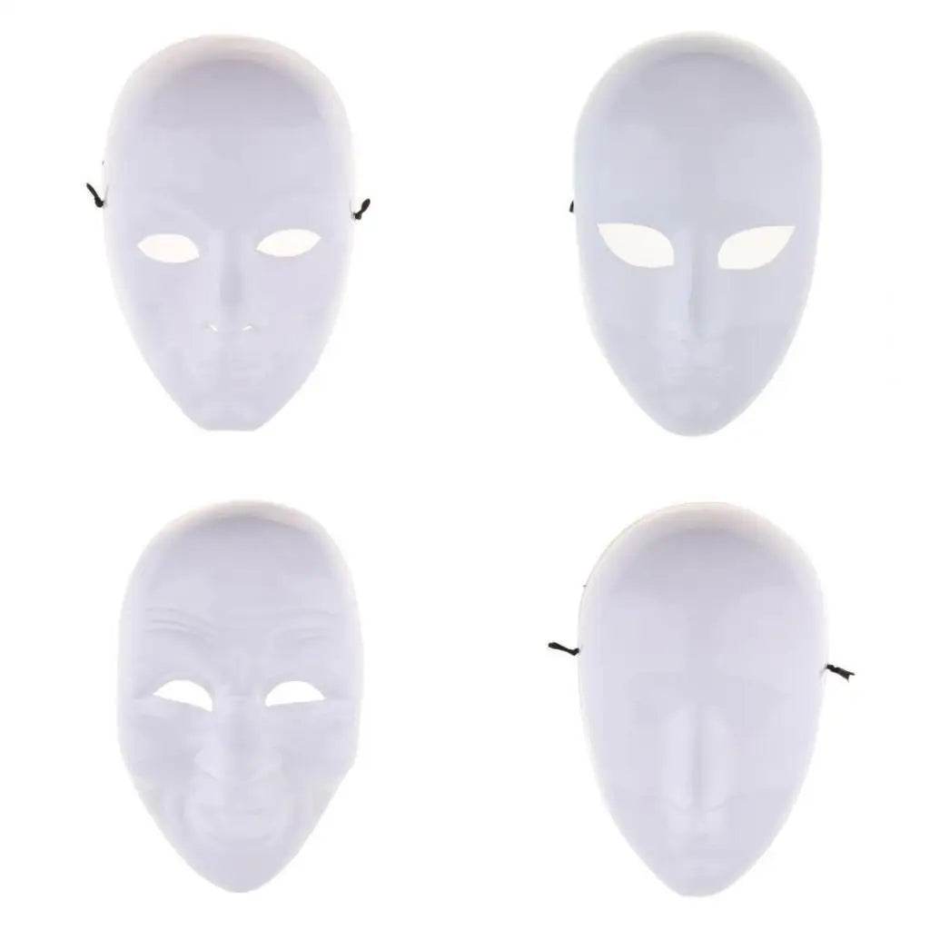 Premium Costume Mask Unpainted Full Face Party Masquerade - ToylandEU