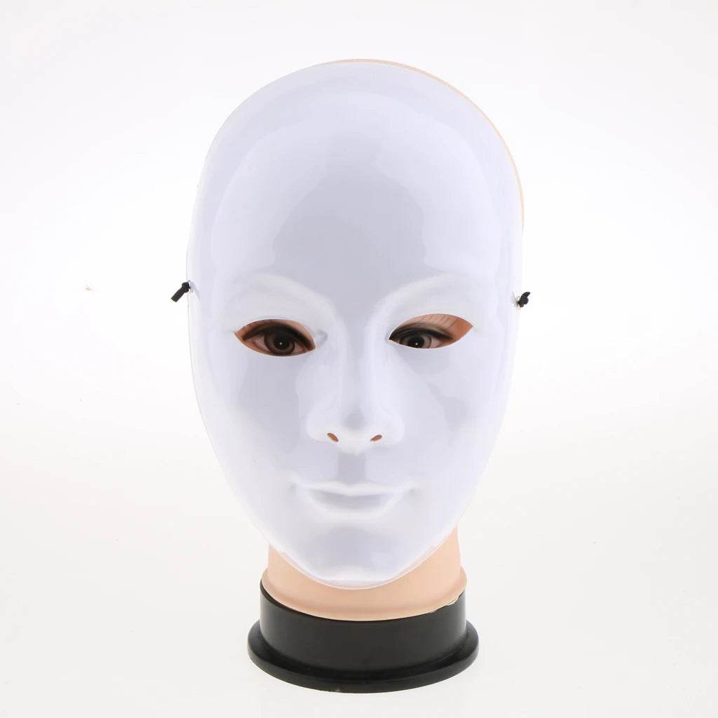 Premium Costume Mask Unpainted Full Face Party Masquerade - ToylandEU
