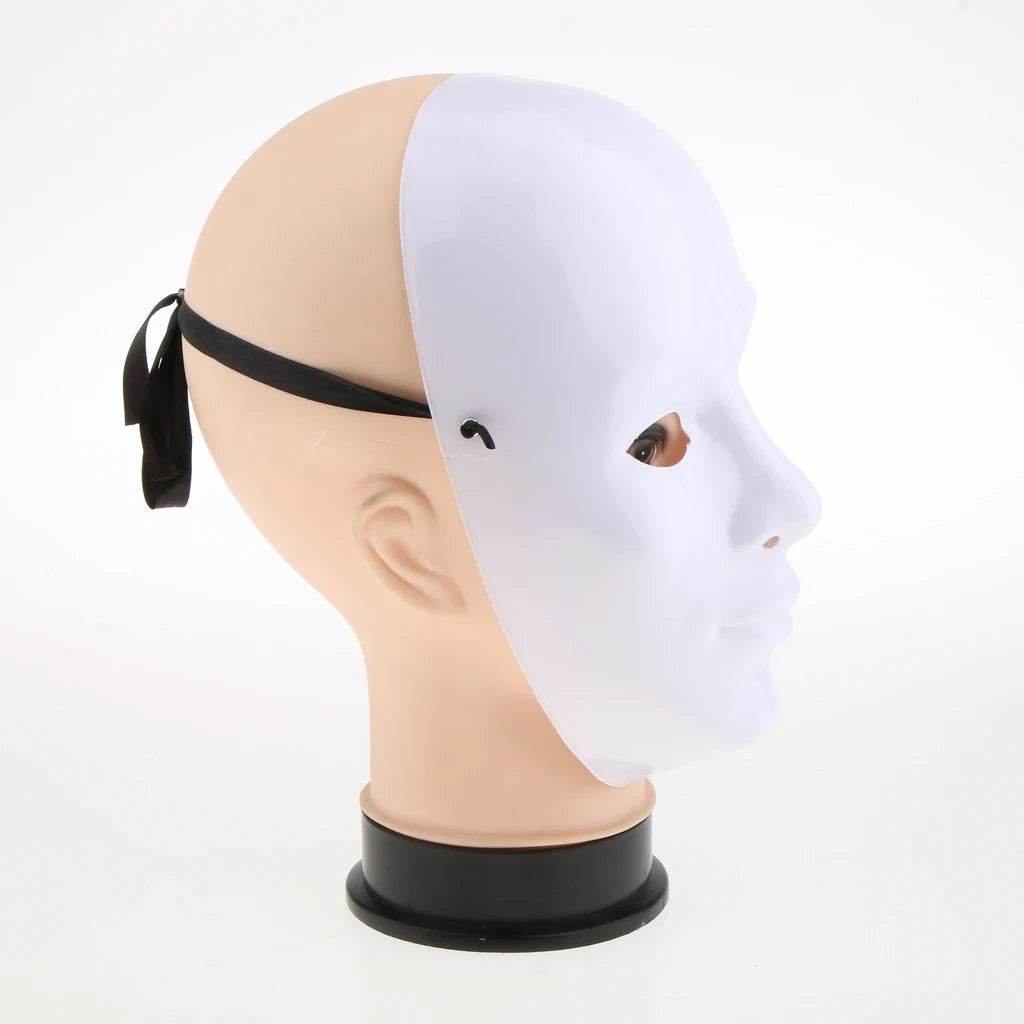 Premium Costume Mask Unpainted Full Face Party Masquerade - ToylandEU