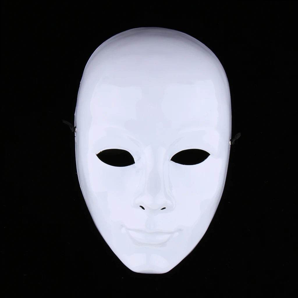 Premium Costume Mask Unpainted Full Face Party Masquerade - ToylandEU