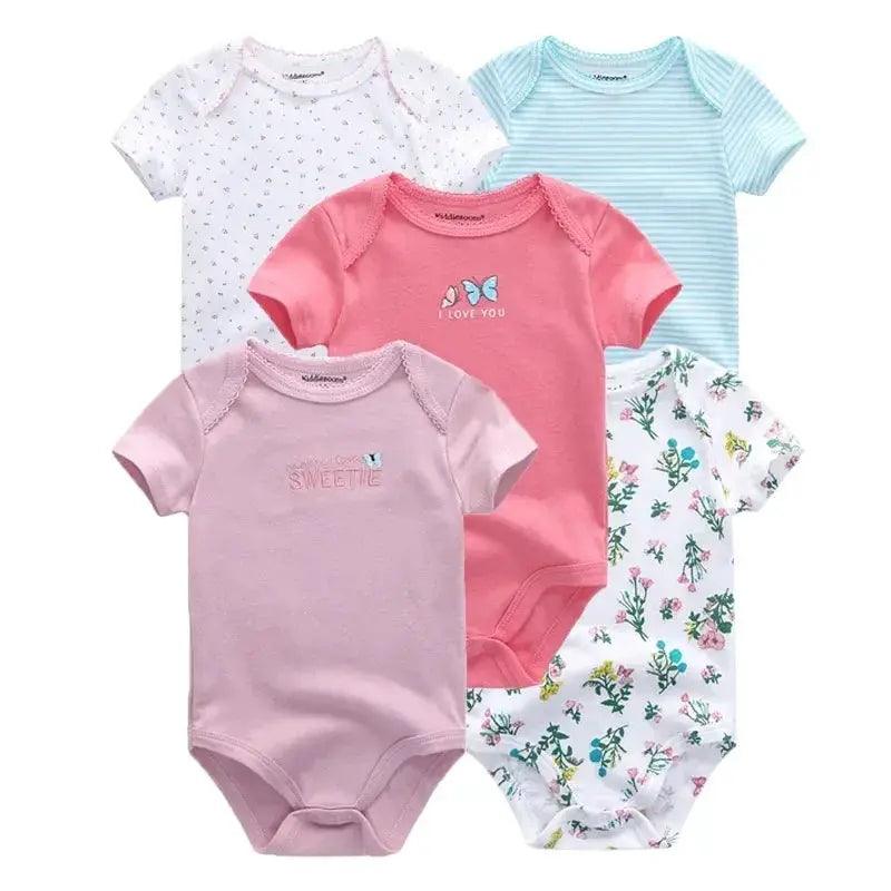  Premium Cotton Baby Bodysuits 5 Pack Toyland EU -  ToylandEU™