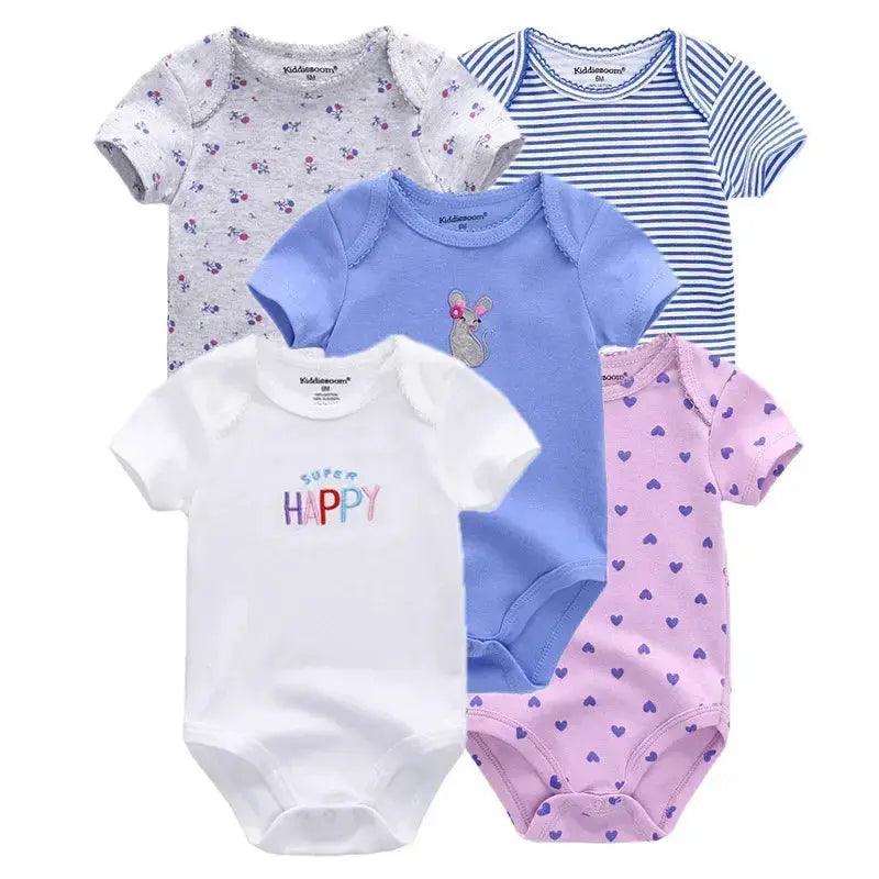  Premium Cotton Baby Bodysuits 5 Pack Toyland EU -  ToylandEU™